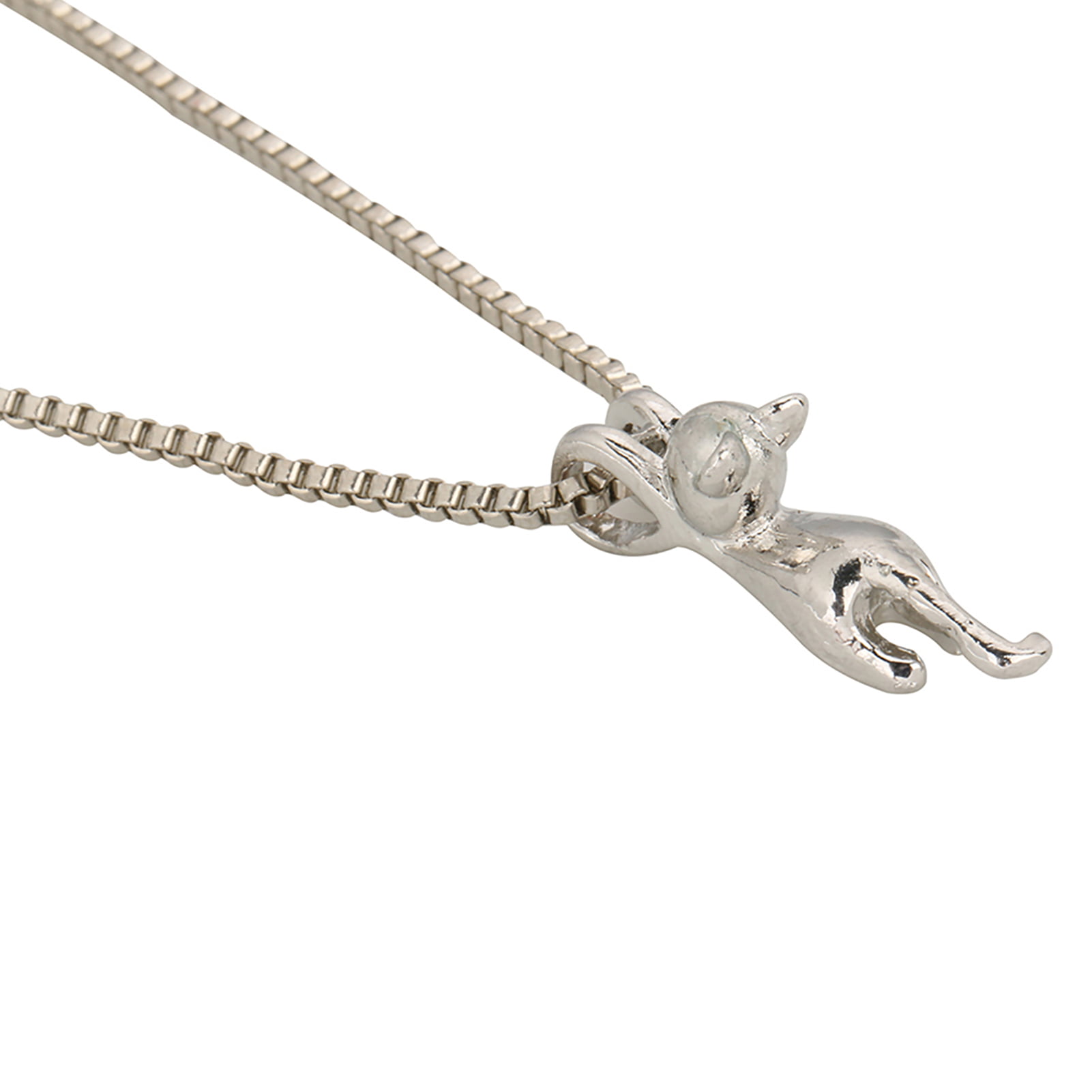 Cute GOOFY DOG enamel Charm Girls Necklace 16” Silver Plated Chain gift 