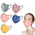 thumbnail image 3 of 200 Unids Mascarillas Desechables Para Adultos Transpirables 4 Capas Cubierta De La Boca Mascarillas Protectoras Coloridas oso de fresa Hogar, 3 of 4