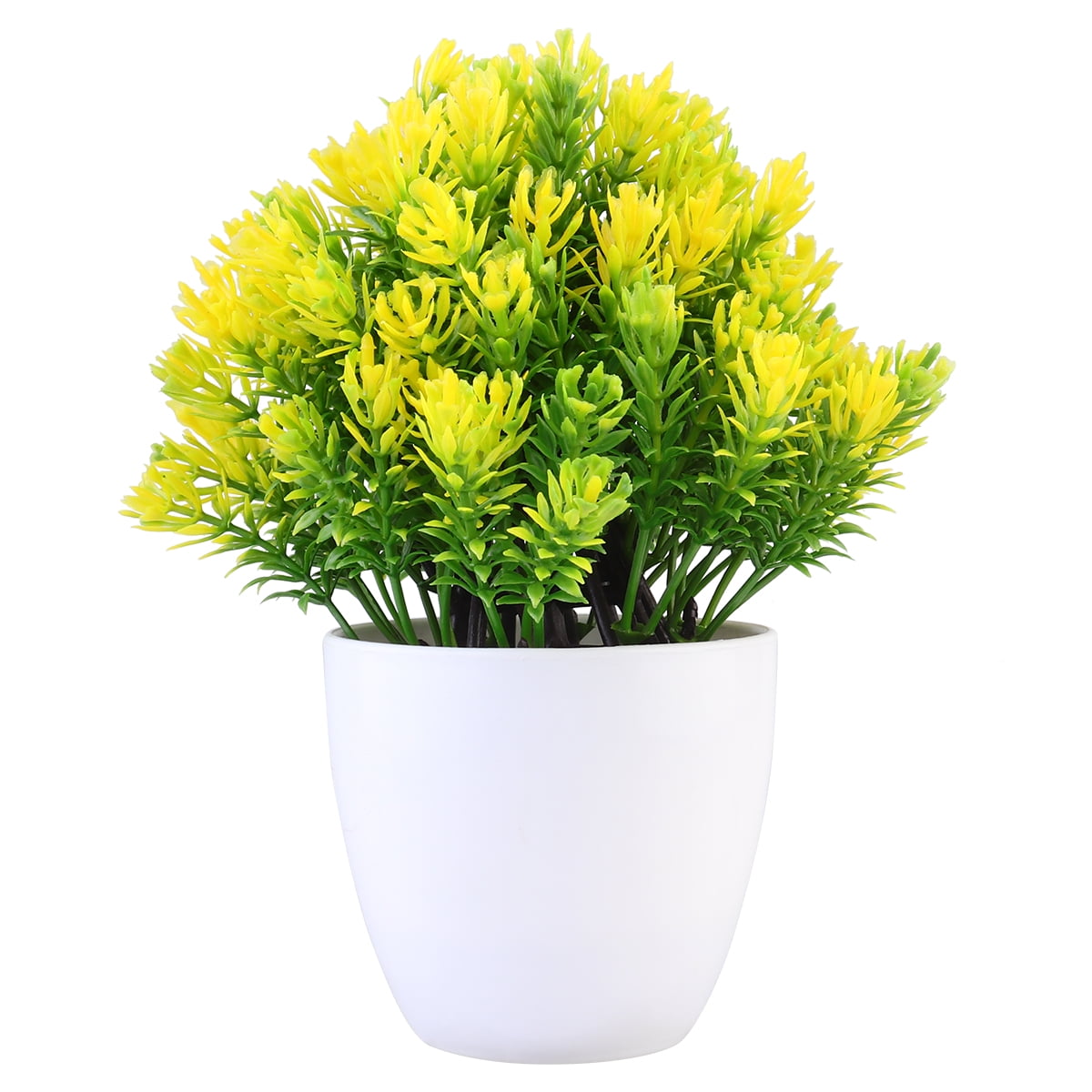 Potted Tree Bonsai Artificial Plant Fake Pot Eucalyptus Decorative