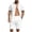 White#2026 summer outfits-29, variant on VBTAPA Mens 2 Piece Cotton Linen Outfits Summer Beach Matching Sets Short Sleeve Button Down Shirts and Shorts Set with Pockets Khaki XL