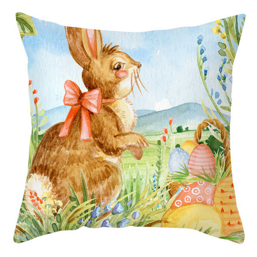 Double Sided Sublimation Easter Pillow Covers Polyester Pocket Pillowcover  Long Ears Easter Rabbit Pillowcase Festival Party Gift RRF13551 From  Liangjingjing_no3, $2.44