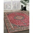 thumbnail image 2 of Ahgly Company Indoor Rectangle Traditional Camel Brown Persian Area Rugs, 3' x 5', 2 of 6