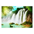 thumbnail image 2 of Tiptophomedecor Landscape Wallpaper Wall Mural - The Beauty Of Nature: Waterfall, 2 of 3