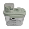 thumbnail image 4 of AMLESO Rice Storage Container Cereal Containers Dispenser for Pet Food Cereal Flour Green S, 4 of 8