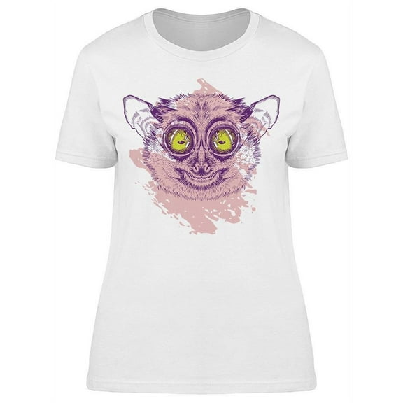 Lemur Lory Graphic T-Shirt Women -Image by Shutterstock, Female Large
