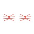 thumbnail image 3 of Methold Soporte Universal portátil para coche, soporte para teléfono de araña, soporte para escritorio de coche, soporte perezoso, soporte ajustable rojo 2piezas, 3 of 5