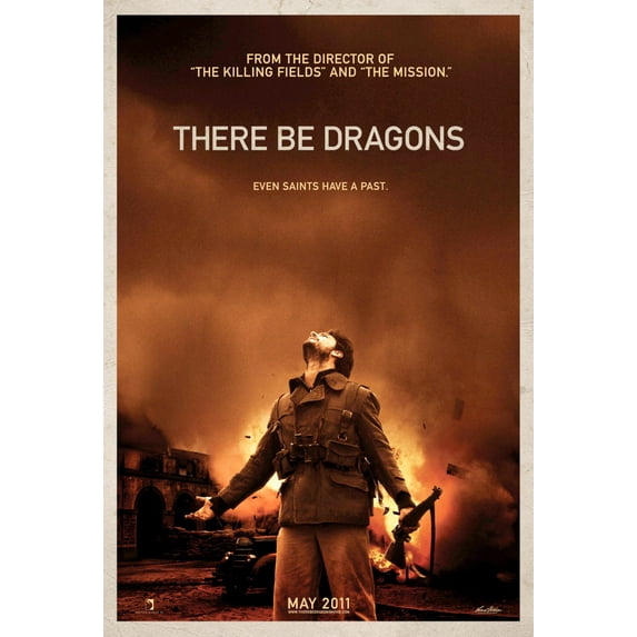 There Be Dragons Poster 16x24 Poster Medium Art Poster 16x24 Unframed, Age: Adults Western Graphic