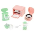 thumbnail image 5 of WHAMVOX Miniature Dollhouse Kitchen Playset with Rice Cooker, Oven, Juice Extractor - Realistic Toy Appliances for Kids’ Imaginative Play, 5 of 8