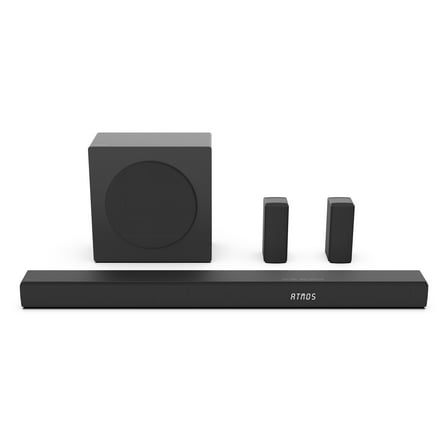 Hisense 5.1 Ch Soundbar R652 with a total of  440W output, Rear Surround Speakers, 6.5” Wireless  Subwoofer, Dolby Atmos and DTS Virtual X, Easy Connect