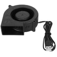 thumbnail image 1 of Ventilador de refrigeración para PC de 3,8 pulgadas de alto, CC 5 V, sin escobillas, 3800 RPM, 22 CFM, entrada USB, para CPU, chasis de computadora y electrónica., 1 of 14