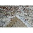 thumbnail image 6 of Granada Riverbed Ivory Gold Gray and Rust Olefin Shag Area Rug, 6 of 7