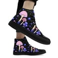 thumbnail image 5 of Coolcustomize Women's Gothic Punk Gothic Mushroom Forest Print High-Top Sneakers - Lightweight All-Season Lace-Up Trainers with Purple & Pink Mushroom Design Casual Shoes, 5 of 10