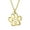 Gold-D, variant on Bling Jewelry Womens Dainty Pet Paw Print Pendant Necklace Animal Jewelry Yellow Gold Plated Silver