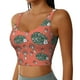 thumbnail image 2 of Fotbe Hedgehog Mushroom Sujetador Deportivo Largo sin Aros para Mujer con Almohadillas y Soporte Medio, Transpirable y Absorbente, Camiseta Tipo Chaleco o Tank Top-Small, 2 of 8