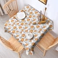 thumbnail image 2 of Fall Pumpkin Square Tablecloth,Waterproof Square Table Cover,Wipeable Spillproof Washable Table Cover for Home Kitchen Party Decor 52"x52"(132x132cm), 2 of 6