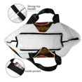 thumbnail image 5 of ZICANCN Orange Retro Geometric Pattern Tote Bag , Grocery Bags Reusable Shopping Bags with Handles Durable Foldable Washable for Women Men, 5 of 8