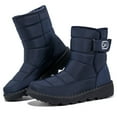 thumbnail image 3 of Ecetana Womens Winter Snow Boots Ankle Booties Outdoor Waterproof Hiking Walking Platform Shoes, 3 of 6