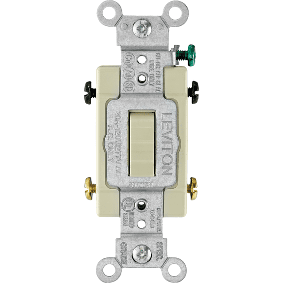 Leviton Commercial & Industrial 4-Way Switch - Pack of 12 — Indoor & Outdoor Use, NEC-Compliant