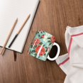 thumbnail image 4 of Yiaed Rose Flowers Print Ceramics Coffee,Large Handle Design,Extra Large Tea and Coffee Cup for Office and Home Mugs, 4 of 6