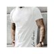 thumbnail image 1 of Men'S Trendy Creative Cursive Letter Pattern Print Shoulder T-Shirt, 1 of 5