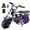 Purple, variant on FRP GMB100 Performance 99cc Gas Powered Mini Dirt Bike, 28MPH Off-Road Motorcycle with Hydraulic Brakes, Suspension & SunF All-Terrain Tires – Black