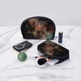 thumbnail image 5 of YFYANG 2 Piece Women's Portable Makeup Bags, Abstract Fractal Art Patterns Clutch Travel Toilet Bags Cosmetic Organizer, 5 of 7