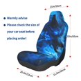 thumbnail image 3 of Balery Wolf Funda de Asiento para Auto con Diseño - Cubierta Frontal Suave y Transpirable con Protector Antideslizante- 1 Unidad, 3 of 5