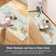 thumbnail image 5 of Thideape Farmhouse Teal Beach indoor Anti Fatigue Doormat, 17‘‘ x 30‘‘ and 17‘‘ x 47‘‘, 5 of 6