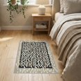 thumbnail image 3 of ODIKA 2'x3' Washable Doormat Neutral Tonal Gradient Border Transitional Symmetrical Design for Entryway, Kitchen, Laundry Room, Non-Slip, Low Pile, 3 of 7