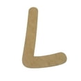 thumbnail image 1 of Wooden Letter Unfinished, Comic Book Font, Craft Cutout, 1 of 2