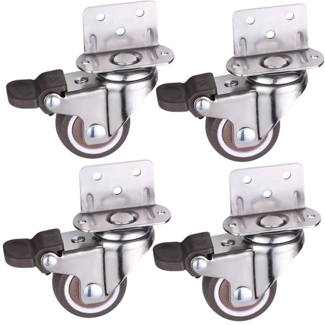 Caster Wheels 4pcs Furniture For Bed Universal Wheel 2inch Table Rotating Platform Chair Moving Small Castor For House Hardware ,Reliable