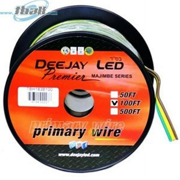 Guangzhou Begol TBH183B100 100 ft. 3-Conductor 18 Gauge Primary Stranded Cable Ideal for Accessory Hookups