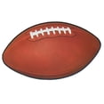 thumbnail image 2 of Club Pack of 24 Brown Fun Football Cutout Party Decorations 18", 2 of 2