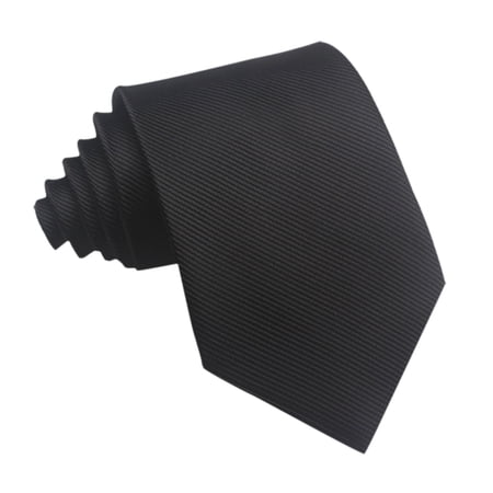 Audhol tie clips for men Men s Mens Necktie Party Tie Tie Striped Classic Woven Wedding Tie Formal Mens Ties Black One Size