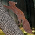 thumbnail image 3 of Squirrel For Tree - Metal Garden Ornament - 35cm - Natural Rust Patina, 3 of 5