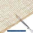 thumbnail image 4 of Uxcell PP Burlap Mesh Decorative Wrapping Ribbon 1 Roll Beige, 4 of 5