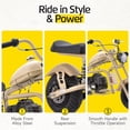 thumbnail image 5 of 49cc Mini Bike Gas Powered 4-Stroke Off Road Dirt Bike for Teens, Mini Bike Gas Power with Pull Start & Disc Brake,Max Speed up to 20 MPH,Sand, 5 of 7