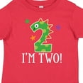 thumbnail image 4 of Inktastic 2nd Birthday Dinosaur Party 2 Year Old Boys or Girls Toddler T-Shirt, 4 of 5