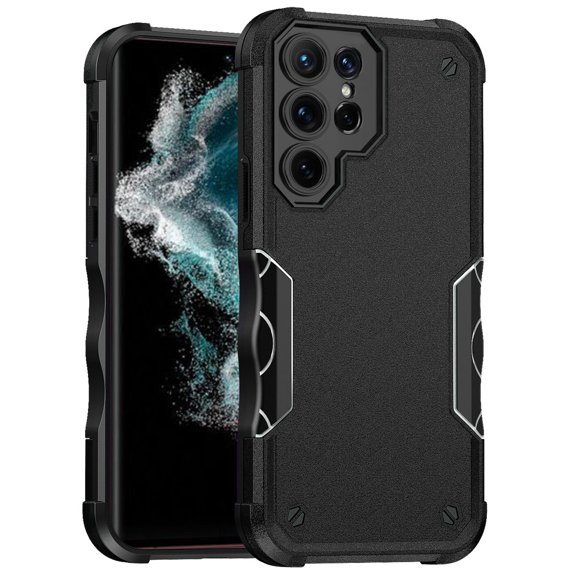 Military Grade Shockproof Hybrid Case for Samsung Galaxy S23 Ultra - Black