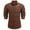Coffee, variant on COOFANDY Mens Western Cowboy Shirt Embroidered Denim Long Sleeve Casual Button Down Shirt Black,