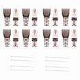 thumbnail image 1 of 8Pcs Tool-Free Shielded RJ45 Cat 7 Termination Plug Cat7 Plug / Cat7 Connector Connectors Modular 23/24AWG-Black,8 x Cat7 connector,Black, 1 of 8