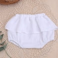 thumbnail image 2 of CAIVO Children Linen Blended Cute Flower Shorts Culottes Soft Toddler Daily Wear, 2 of 3