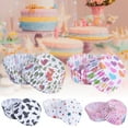 thumbnail image 1 of Gwong hogar 50 piezas de 100 ml de taza de hornear para hornear amplia aplicación de aluminio Foil Heart Forma Pastel desechable para casa para casa Gwong 21092359, 1 of 7