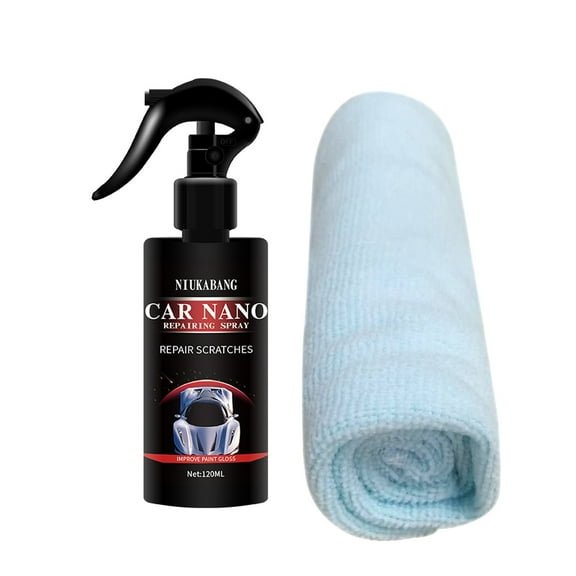 Rapid Ceramic Coating for Cars, NanoCeramic Paint Sealant Polish Spray, DurableShine and Protection Against Scratches High Temperature Repair 120ml