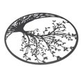 thumbnail image 1 of Art Mural, Arbre de Vie Décor Simple Beau Travail Rouiller Cadeau Rond pour Chambre à Coucher, 1 of 8