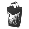 thumbnail image 1 of DouZhe 50L Rectangular Laundry Basket, Animal Fox Wolf Forest Prints Waterproof Foldable Laundry Hamper with Aluminum Handles, 1 of 6