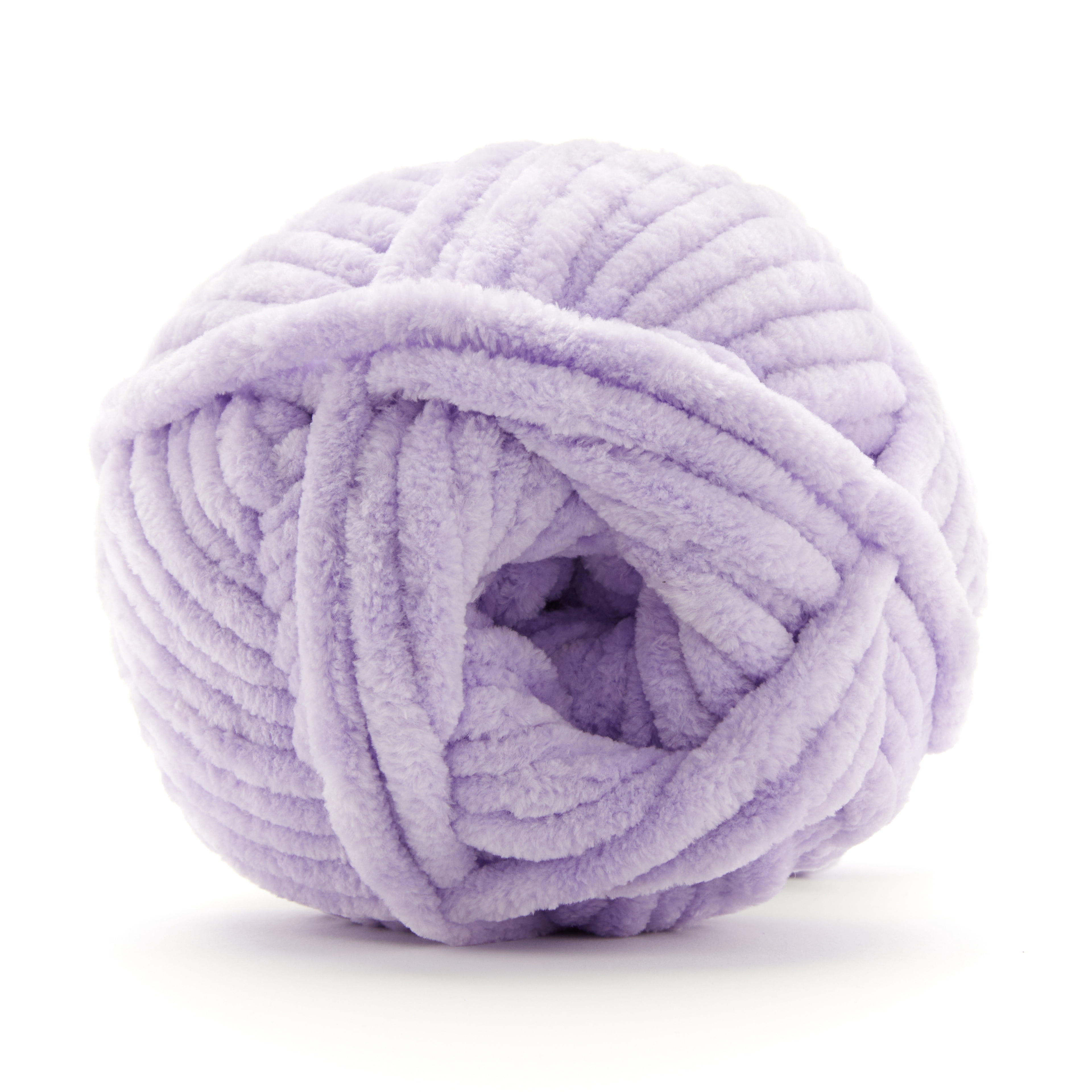 Loops & Threads Lavender Sweet Snuggles Yarn - Jumbo Weight Yarn for Knitting, Crochet, Weaving, Arts & Crafts, 18 Pack