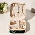 thumbnail image 6 of Elk Revival Travel Portable Square Decorative Box with Necklace Holder and Jewelry Organizer - Ideal for Rings, Earrings, Necklaces, Bracelets - Suitable for Girls and Women, 6 of 6