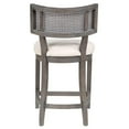 thumbnail image 5 of FOA Averill Wood Counter Height Chair in Gray Set of 4, 5 of 9