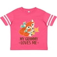 thumbnail image 3 of Inktastic My Grammy Loves Me Fox Gift Boys or Girls Toddler T-Shirt, 3 of 5